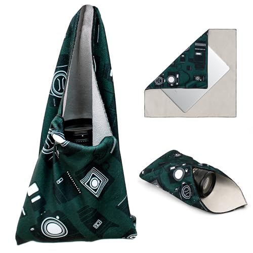 GCJUYA Kamera Wrap, Schutzhülle, Objektivtasche, Magisches Selbstklebendes Kamera Tuch, 55X55cm Protective Wrap für DSLR/Fotoausrüstung GCJUYA Kamera Wrap, Schutzhülle, Objektivtasche, Magisches Selbstklebendes Kamera Tuch, 55X55cm Protective Wrap für DSLR/Fotoausrüstung von GCJUYA