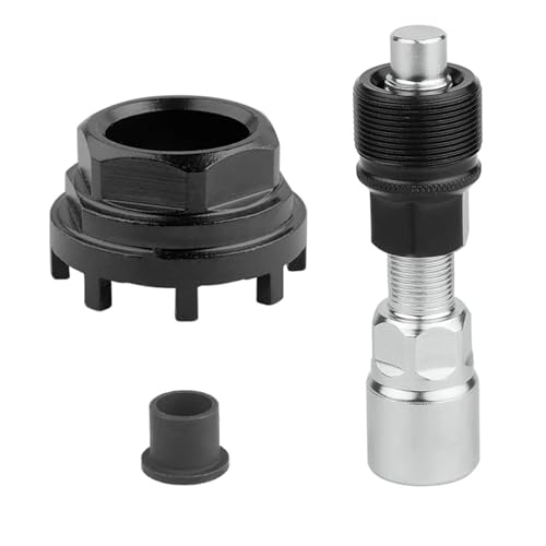 GCNMPJ Kompatibles Acht-Zahn-Werkzeug, Fahrrad-Antriebsseite, Tretlager, ISIS-BB-Installation, E-Bike, 8-Zahn-Ritzel-Sicherungsring-Entfernungssockel(Black Socket Tool B) von GCNMPJ