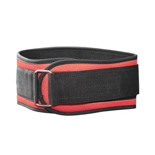 Gewichthebergürtel Herren Taillenstützgürtel, verstellbar, leicht, selbstsichernd, Powerlifting-Gürtel for effektives Gewichtheben, verbessern Sie die Fitness mit einem(Red,M) von GCYEIDMA