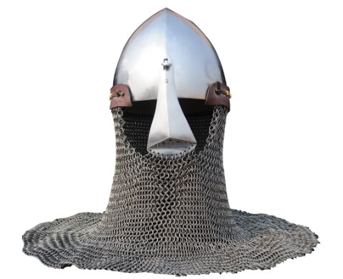GDFB Get Dressed for Battle Frühe Beckenhaube Größe L Brünne aus Rundringen aus gebogenem Federstahl Mittelalter Reenactment LARP GDFB Get Dressed for Battle Frühe Beckenhaube Größe L Brünne aus Rundringen aus gebogenem Federstahl Mittelalter Reenactment LARP von GDFB