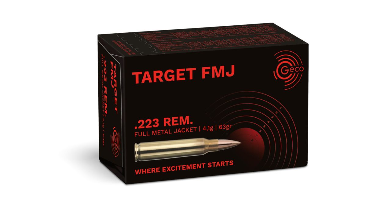 Geco .223 Rem. Target FMJ 63grs. 50 Schuss von GECO