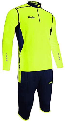 Gedo lf131407 technischer für Training Trainingsanzug mit Pantalon Pirata, marino-amarillo Fluo, 3 x S Gedo lf131407 technischer für Training Trainingsanzug mit Pantalon Pirata, marino-amarillo Fluo, 3 x S von GEDO