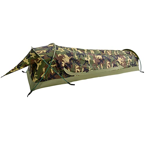 GEERTOP Ultralight 1-Person wasserdichtes Bivy Zelt, grün, im Freien Schlafsack, Camping Bivvy Bag Decke wiederverwendbar für Outdoor Camping, Wandern, wasserdicht (Camouflage) GEERTOP Ultralight 1-Person wasserdichtes Bivy Zelt, grün, im Freien Schlafsack, Camping Bivvy Bag Decke wiederverwendbar für Outdoor Camping, Wandern, wasserdicht (Camouflage) von GEERTOP