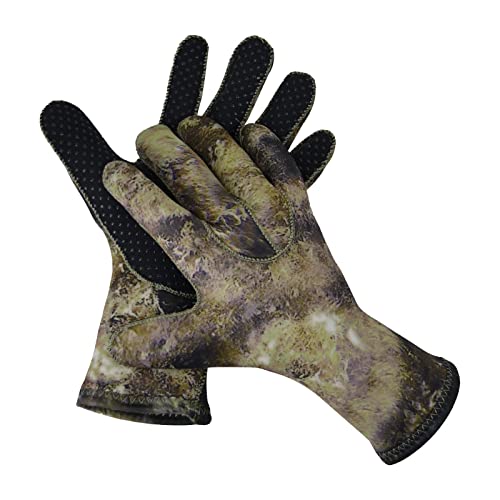 Neoprenanzug-Handschuhe 3MM Neopren-Tauchhandschuhe Spearfishing-Neopren-Handschuhe rutschfeste nasse Tauchhandschuhe Kajak-Handschuhe Anti-Cut Zum Schnorcheln, Schwimmen, Tauchen ( Color : Classic Gr von GEJUAN