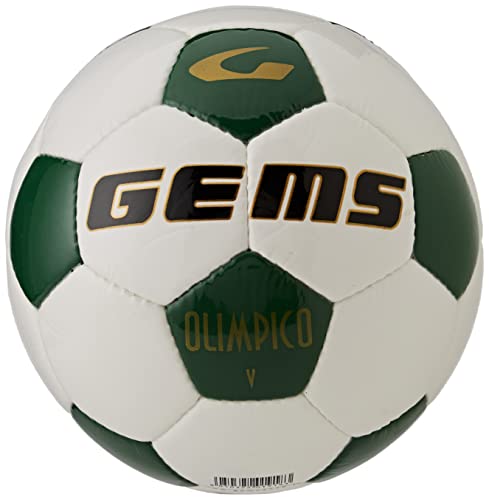 GEMS UL01-0313 Olimpico Recreational Soccer Ball Unisex weiß Grün 4 von GEMS