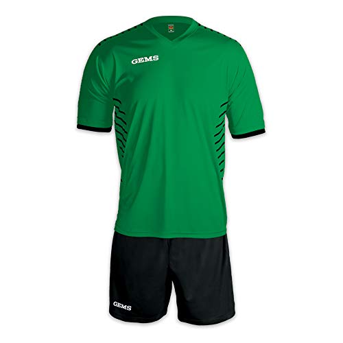 Gems Herren Chelsea Fußball-Kit, Grün Schwarz, XXS Gems Herren Chelsea Fußball-Kit, Grün Schwarz, XXS von GEMS