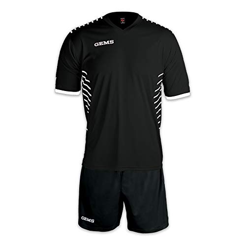 Gems Herren Chelsea Fußball-Kit, Schwarz-Weiss, L von GEMS