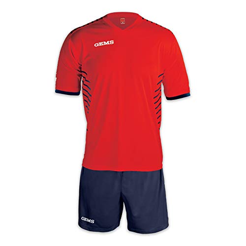 Gems Jungen Chelsea Fußball-Kit, Rot Blau, YL von GEMS