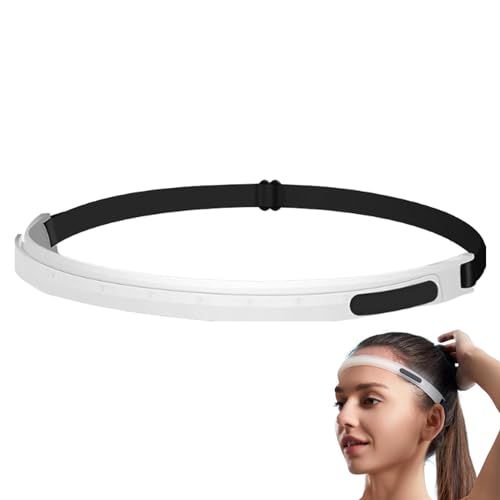 Elastische Sport-Stirnbänder, Silikon-Stirnbänder für Frauen, Schweißband-Kopfbedeckung, Elastische Sport- und Übungsstirnbänder, rutschfeste, dünne Haarbänder mit Silikongriff für den Sport von GENERIC