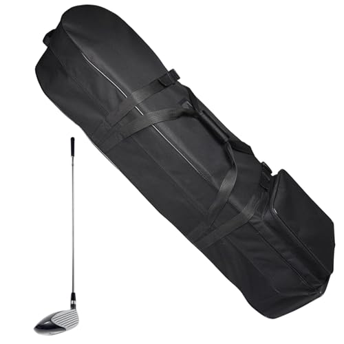 Golf-Reisetasche mit Rollen | Golftasche aus Oxford-Stoff | wasserdichte Reisetasche für Golfschläger | leichte Transporttaschen für Golfschläger, große Reisetasche für Sportler Golf-Reisetasche mit Rollen | Golftasche aus Oxford-Stoff | wasserdichte Reisetasche für Golfschläger | leichte Transporttaschen für Golfschläger, große Reisetasche für Sportler von GENERIC