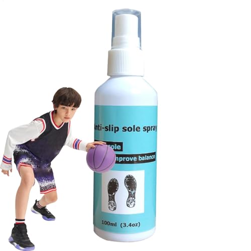 Grip-Spray für Sneaker, Grip-Spray für Schuhsohle Edge | Grip Restore Cleaner 100 ml Spray für Schuhe rutschfest | Traktionsspray für Schuhe, nicht klebend, Griffspray von GENERIC