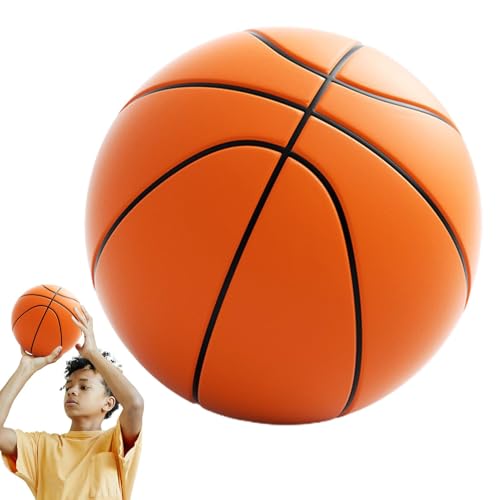 Leiser Basketball, Basketball aus Schaumstoff, leiser Trainingsball aus PU, Basketball 3D | Ball aus Schaumstoff mit hoher Dichte, leiser und heller Basketball für das Spiel, den Einstieg von GENERIC