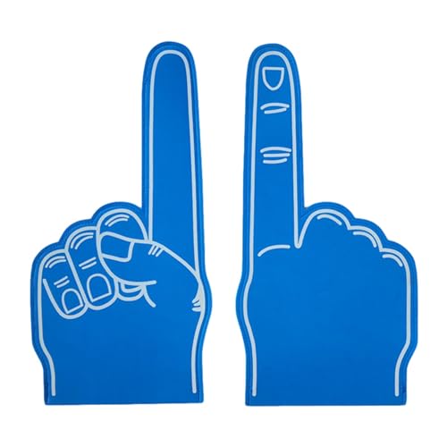 Schaumstoff-Finger | 45,7 cm große Schaumstoff-Finger | Nummer 1 DIY | Blankoschaum-Hand | Cheerleading-Finger | Baseball-Schaumstoff-Finger | Cheerleading-Requisiten für Sportveranstaltungen, Spiele, von GENERIC