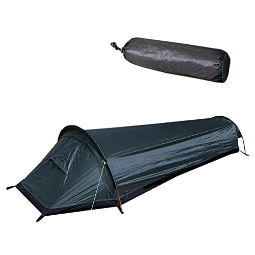 Schlafsackzelt | Campingzelt für eine Person | Wasserdichter Schlafsack, Wanderzelt | Camping-Biwakzelt für Bodennägel, Outdoortasche, Zubehörtasche von GENERIC