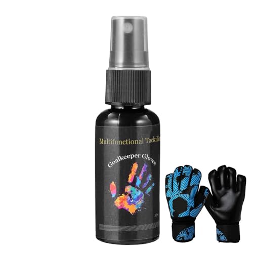 Torwarthandschuh Grip Spray, 30ml Handschuhe Grip Spray für Torwarthandschuhe, Torwarthandschuhkleber, Boxhandschuhe Spray für neue/Match Torwarthandschuhe von GENERIC