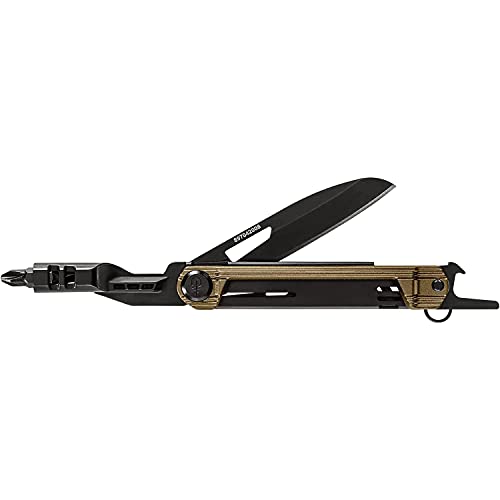 Gerber Taschenmesser mit 5 Funktionen, Multitool mit glatter Klinge, ArmBar Slim Drive, Bronze, Edelstahl/Aluminium, 30-001733 von GERBER