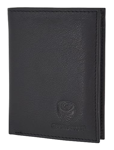 GERMANUS Geldbörse Lars der Klassiker aus Leder (Schwarz) GERMANUS Geldbörse Lars der Klassiker aus Leder (Schwarz) von GERMANUS
