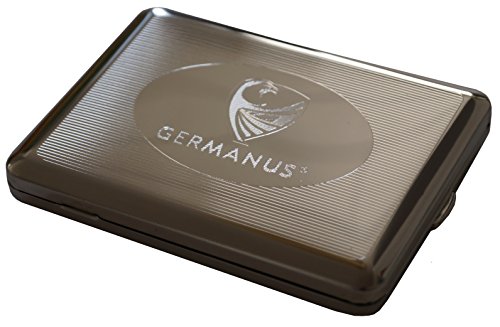 GERMANUS Zigarettenetui, Made in Germany, 100 mm, vernickelt Silber GERMANUS Zigarettenetui, Made in Germany, 100 mm, vernickelt Silber von GERMANUS