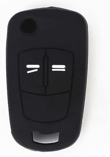 GERRIT Auto Styling Schlüsseletui Abdeckung Flip Remote Protector Halter Silikon, für Opel Corsa Astra Vectra Signum Tigra Meriva Zafira von GERRIT