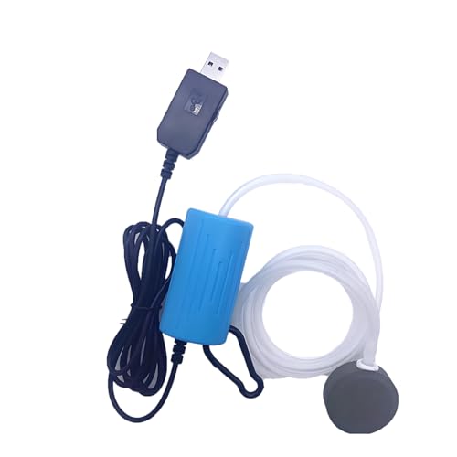 GERUI Luftpumpe Aquarium USB Mini Sauerstoffpumpe Leise Oxygen Pump Energie Sparen Sauerstoff Bubbler mit Luftstein und Single Outlet Silikonschlauch Blau GERUI Luftpumpe Aquarium USB Mini Sauerstoffpumpe Leise Oxygen Pump Energie Sparen Sauerstoff Bubbler mit Luftstein und Single Outlet Silikonschlauch Blau von GERUI