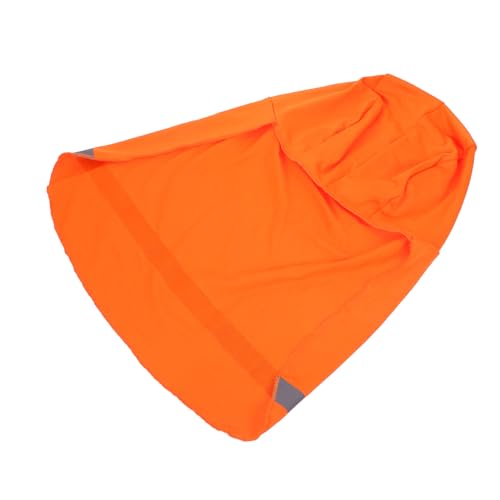 GETAJGHSD Sonnenschutz Turbanhut UV Schutzhut Sonnenschutzhut Reitkappen Kühlende Totenkopfkappen Langer Turbanhut Langer UV Schutzhut Kühlender Sonnenhut Polyester Orange von GETAJGHSD