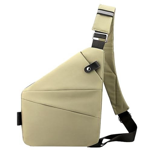 GETBSTOOP Mode-Brusttasche for Herren, kleine Hüfttasche, großes Fassungsvermögen, multifunktionale Gürteltasche, Verstellbarer Riemen, ergonomische Mini-Umhängetasche von GETBSTOOP
