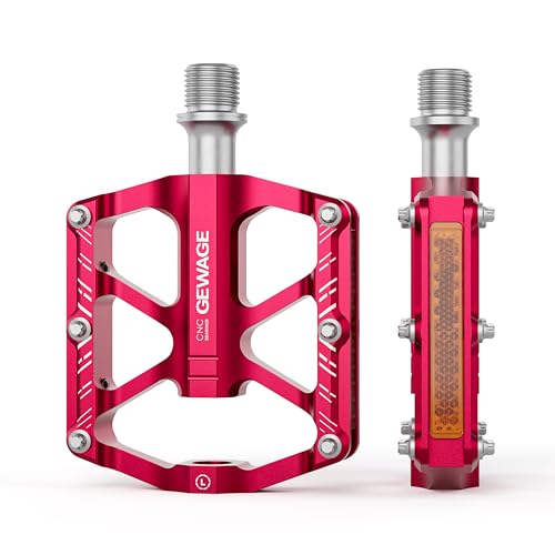 GEWAGE Falträder Pedale,Fahrradpedale Reflektoren mit Fahrrad Pedale, 9/16 Zoll rutschfeste CNC Aluminium Plattform Pedale für Falträder, Mini Velo Fahrräder, Kinderfahrräder. GEWAGE Falträder Pedale,Fahrradpedale Reflektoren mit Fahrrad Pedale, 9/16 Zoll rutschfeste CNC Aluminium Plattform Pedale für Falträder, Mini Velo Fahrräder, Kinderfahrräder. von GEWAGE
