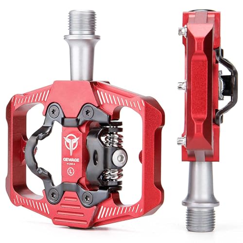 GEWAGE MTB Mountainbike Pedale mit 3 Sealed Bearing Platform MTB Pedale SPD kompatibel für BMX Spin Übung Peloton Trekkin GEWAGE MTB Mountainbike Pedale mit 3 Sealed Bearing Platform MTB Pedale SPD kompatibel für BMX Spin Übung Peloton Trekkin von GEWAGE
