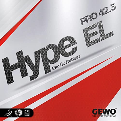 GEWO Belag Hype EL Pro 42.5, rot, 1,9 mm von GEWO