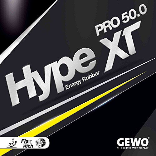 GEWO Belag Hype XT Pro 50.0, rot, 1,9 mm GEWO Belag Hype XT Pro 50.0, rot, 1,9 mm von GEWO
