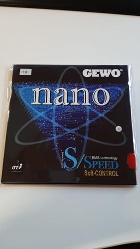 GEWO Belag Nano S/Speed Control, schwarz, 1,8 mm GEWO Belag Nano S/Speed Control, schwarz, 1,8 mm von GEWO
