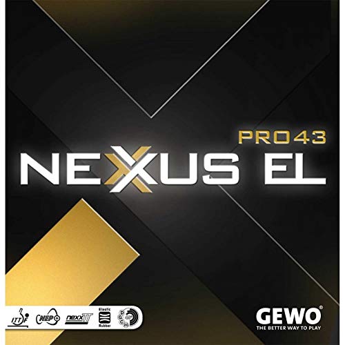 GEWO Belag Nexxus EL Pro 43 Farbe 2,1 mm, schwarz, Größe 2,1 mm, schwarz GEWO Belag Nexxus EL Pro 43 Farbe 2,1 mm, schwarz, Größe 2,1 mm, schwarz von GEWO