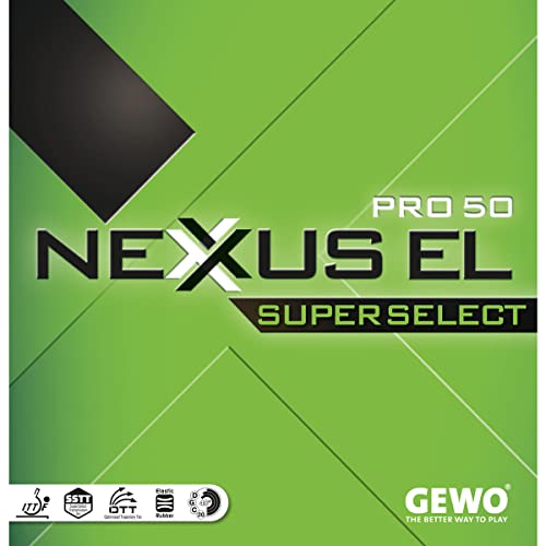 GEWO Belag Nexxus EL Pro 50 SuperSelect, schwarz, 2,2 mm GEWO Belag Nexxus EL Pro 50 SuperSelect, schwarz, 2,2 mm von GEWO