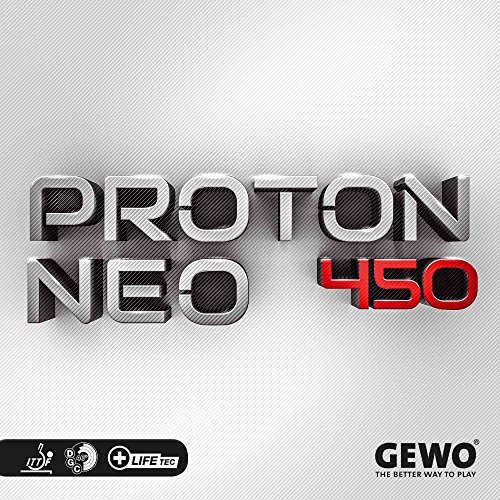 GEWO Belag Proton Neo 450, rot, 2,2 mm GEWO Belag Proton Neo 450, rot, 2,2 mm von GEWO