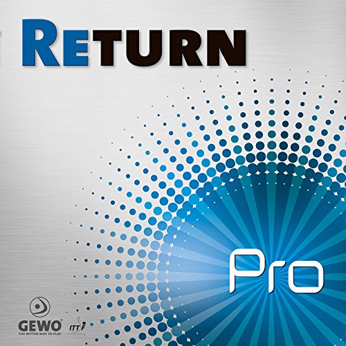 GEWO Belag Return Pro, schwarz, 1,6 mm von GEWO