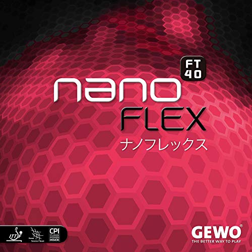 GEWO Belag nanoFLEX FT40, rot, 1,7 mm von GEWO