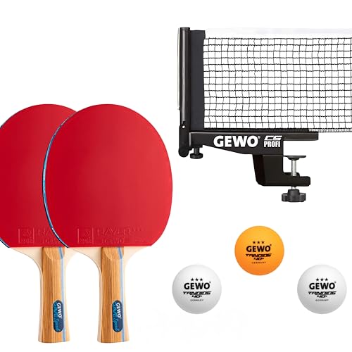 GEWO CS Profi Tischtennisnetz - Professionelles Tischtennis-Netz für die Tischtennisplatte - Massive Metallgarnitur mit Höhenverstellschraube und strapazierfähiger Netzstruktur, schwarz, 183cm lang GEWO CS Profi Tischtennisnetz - Professionelles Tischtennis-Netz für die Tischtennisplatte - Massive Metallgarnitur mit Höhenverstellschraube und strapazierfähiger Netzstruktur, schwarz, 183cm lang von GEWO