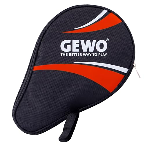 GEWO Rundhülle Master - Robuste Tischtennisschläger-Hülle für einen Schläger - Tischtennis-Tasche mit gepolstertem Schlägerfach ohne Ballfach - Einzel-Tischtennisschläger-Tasche GEWO Rundhülle Master - Robuste Tischtennisschläger-Hülle für einen Schläger - Tischtennis-Tasche mit gepolstertem Schlägerfach ohne Ballfach - Einzel-Tischtennisschläger-Tasche von GEWO