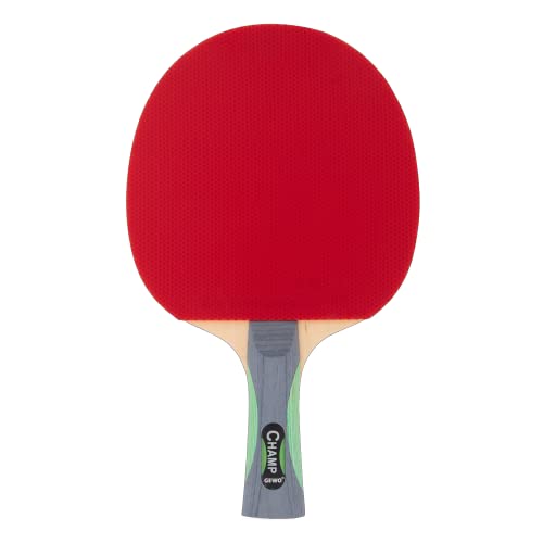 GEWO Champ Tischtennisschläger - Anfänger Tischtennis-Schläger mit hoher Kontrolle und fortgeschrittenen Rotationseigenschaften - Allround-Fertigschläger für Hobbyspieler, 1,8mm Thunderball-Belag GEWO Champ Tischtennisschläger - Anfänger Tischtennis-Schläger mit hoher Kontrolle und fortgeschrittenen Rotationseigenschaften - Allround-Fertigschläger für Hobbyspieler, 1,8mm Thunderball-Belag von GEWO