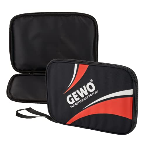 GEWO Einzelhülle Master - Robuste Tischtennisschläger-Hülle für einen Schläger - Nylon Tischtennis-Tasche mit gepolstertem Schlägerfach - Rundum-Schlägerschutz mit Trageschlaufe, 32cm, rot GEWO Einzelhülle Master - Robuste Tischtennisschläger-Hülle für einen Schläger - Nylon Tischtennis-Tasche mit gepolstertem Schlägerfach - Rundum-Schlägerschutz mit Trageschlaufe, 32cm, rot von GEWO