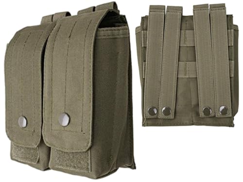 GF Corp Oben offen Doppel Mag Pouch für AK, M4, M16 Molle (STANAG) Magazintasche und Pistol Mag Pouch Olive von GFC Tactical