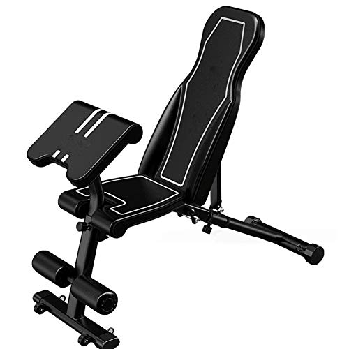 Multifunktionale Trainingsbank für Zuhause, Fitnessstudio, Workout, neigungsverstellbares Sit-Up-Board, einfache Lagerung, 6 verstellbare Neigungen mit Beinfixierung von GFFFFFFJJJJJJJJJJJ