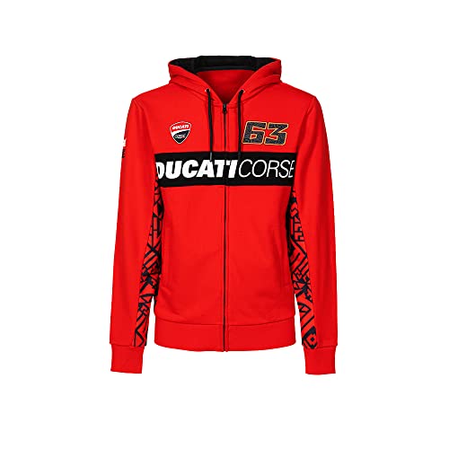 63 Sweatshirt 63 Ducati Bagnaia,Mann,S,Rot 63 Sweatshirt 63 Ducati Bagnaia,Mann,S,Rot von VR46