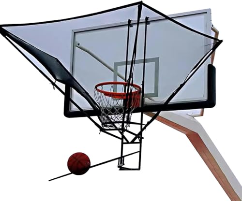 Tragbares Basketball -Rückkehr -Netzwerk, Bounce -System Zum Falten Von Shooting -Training Mit 180 ° -Rotierender Rückkehrkanal Für Innen- Und Außenbereich von GFXYQPDNV