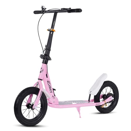 GHBXJX Cityroller BigWheel 290mm Scooter mit Handbremse und Bremse - Höhenjustierbarer, zusammenklappbarer Cityroller mit Ständer - Sportlicher Kinder & Erwachsenenroller,Rosa GHBXJX Cityroller BigWheel 290mm Scooter mit Handbremse und Bremse - Höhenjustierbarer, zusammenklappbarer Cityroller mit Ständer - Sportlicher Kinder & Erwachsenenroller,Rosa von GHBXJX