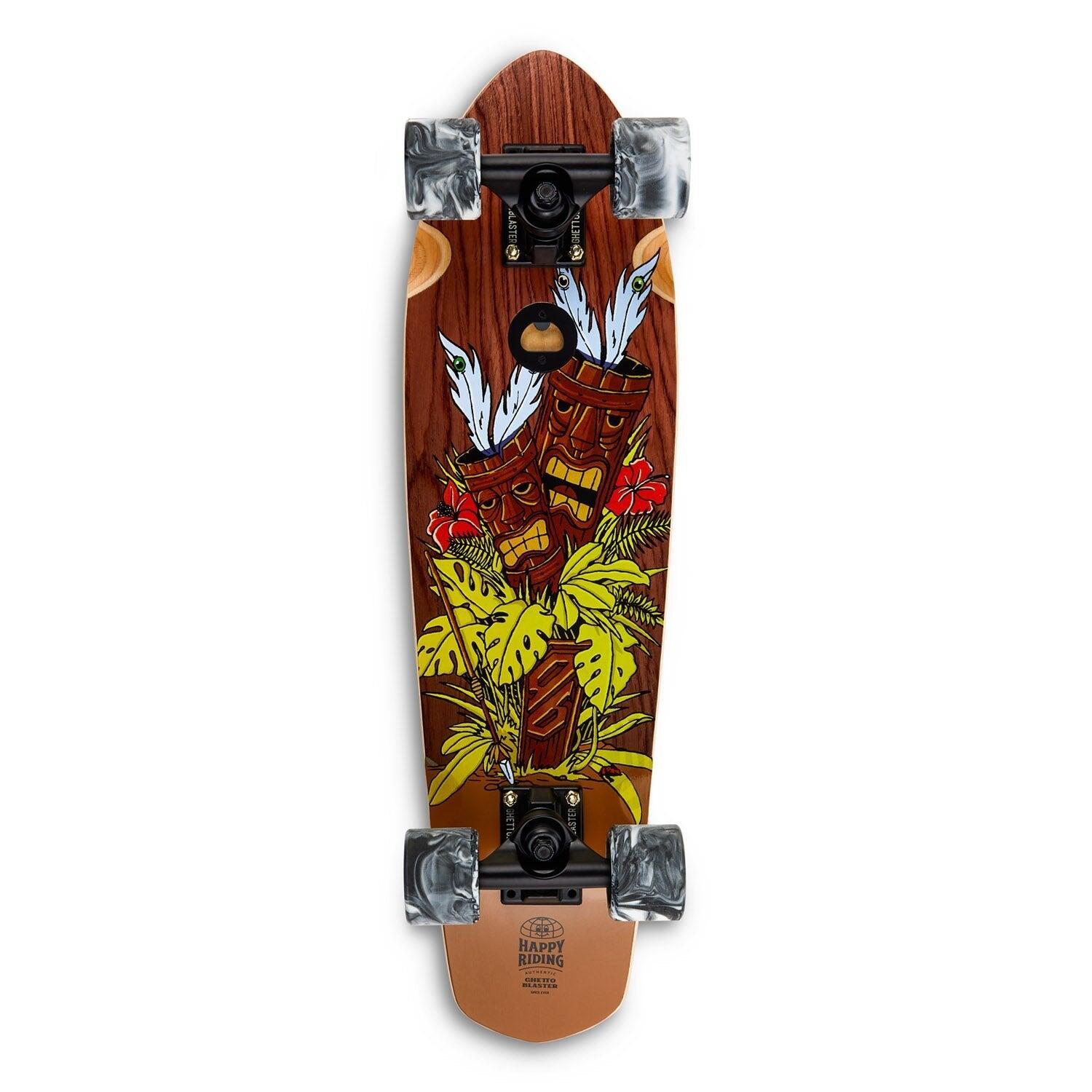 Cruiser Tiki Totem Mogano 26" x 7.25" von GHETTOBLASTER