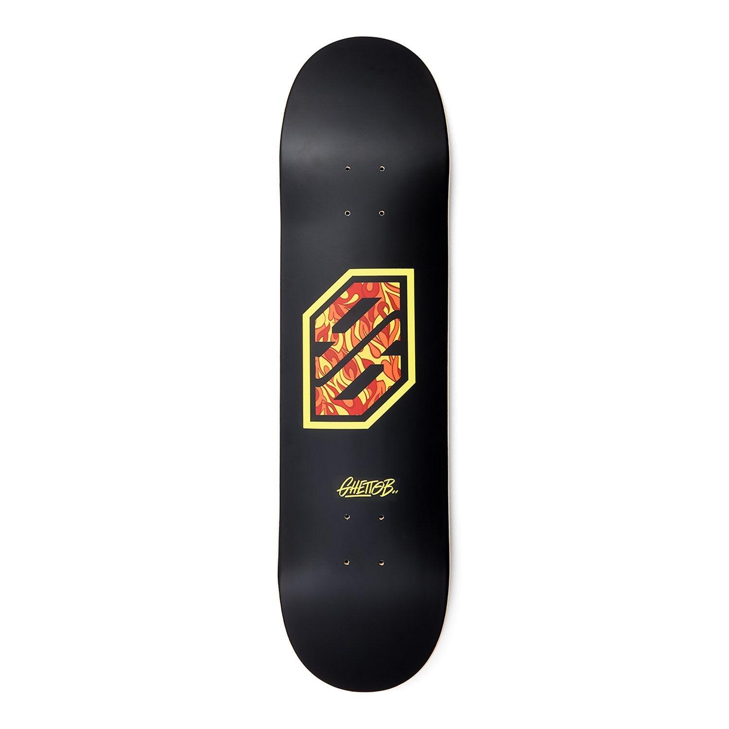 Skateboard-Deck pre gripped Flame Yellow 8.125" von GHETTOBLASTER