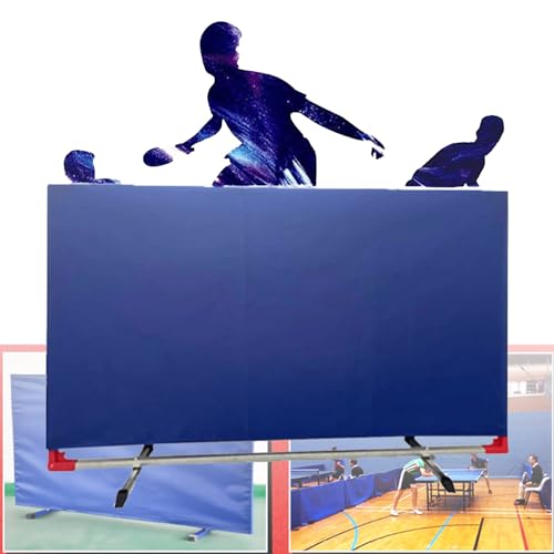 Tragbarer Tischtenniszaun, robuster Trennzaun für Clubspiele, abnehmbarer Tischtennisplatzzaun aus Oxford-Stoff für Bürospielplätze, für Schulen, Stadien (140 x 75 cm) von GHFIUR