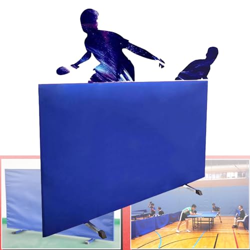 Tragbarer Tischtenniszaun, robuster Trennzaun für Clubspiele, abnehmbarer Tischtennisplatzzaun aus Oxford-Stoff für Bürospielplätze (Größe: 140 x 75 cm, 2 Stück) (140 x 75 cm) von GHFIUR