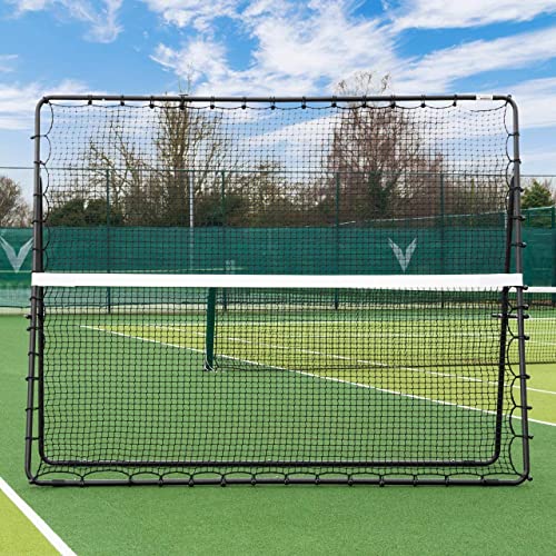 Tragbares Tennis-Trainingsnetz mit Tragetasche, freistehender Tennis-Rebounder, leicht zu montieren, Tennis-Trainings-Rebounder, für Volleyball, Tennisübungen (Größe: 2 x 2 m) (2,7 x 2,1 m) von GHFIUR